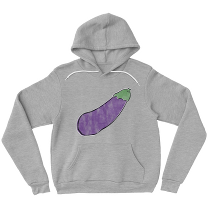 Distressed Happy Eggplant Premium Hoodie