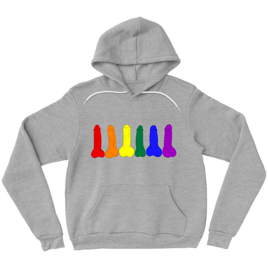 Rainbow Gay Pride Penis Premium Hoodie