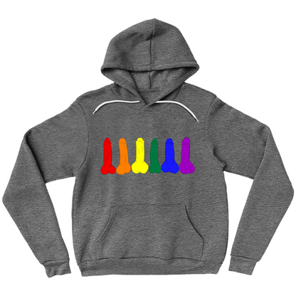 Rainbow Gay Pride Penis Premium Hoodie