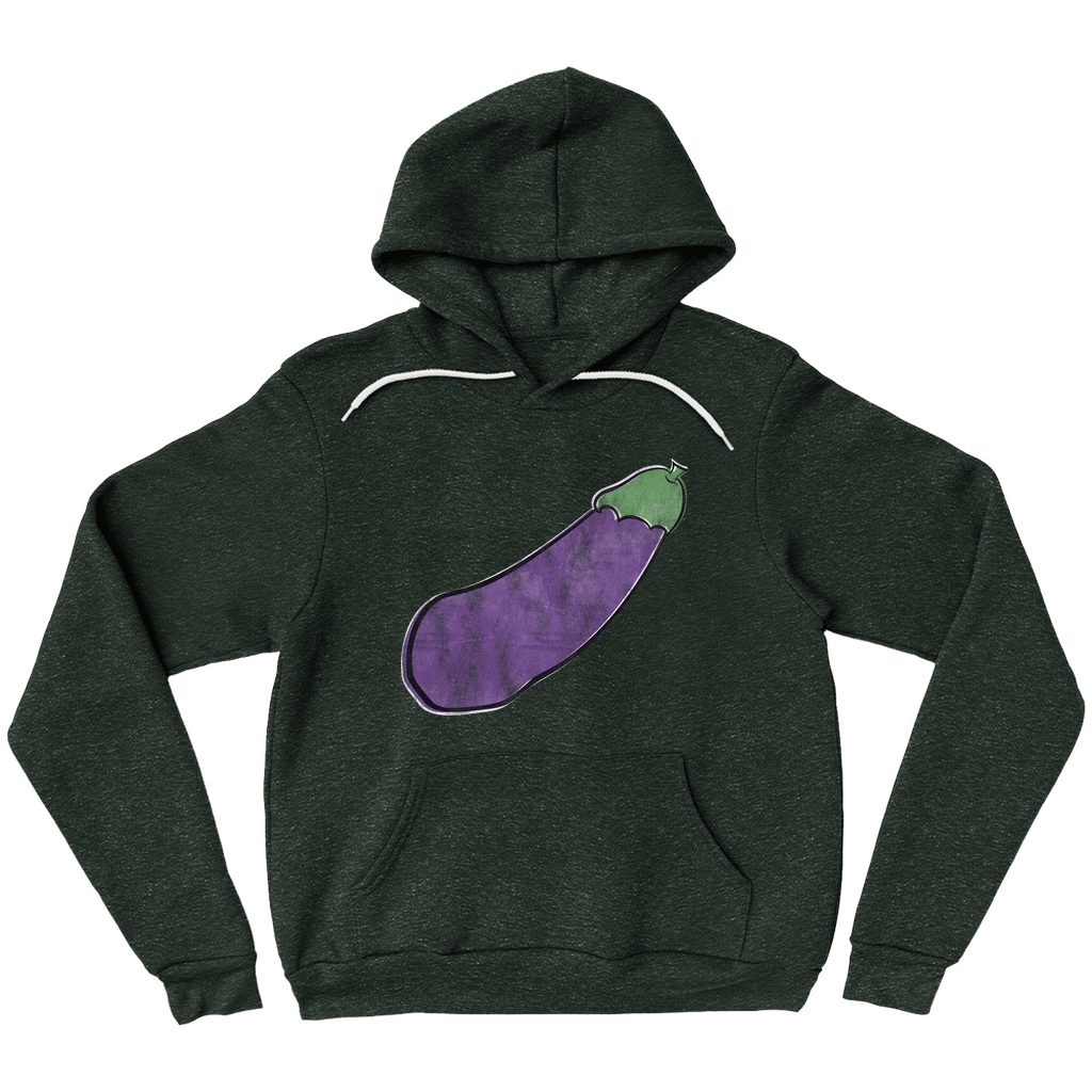 Distressed Happy Eggplant Premium Hoodie