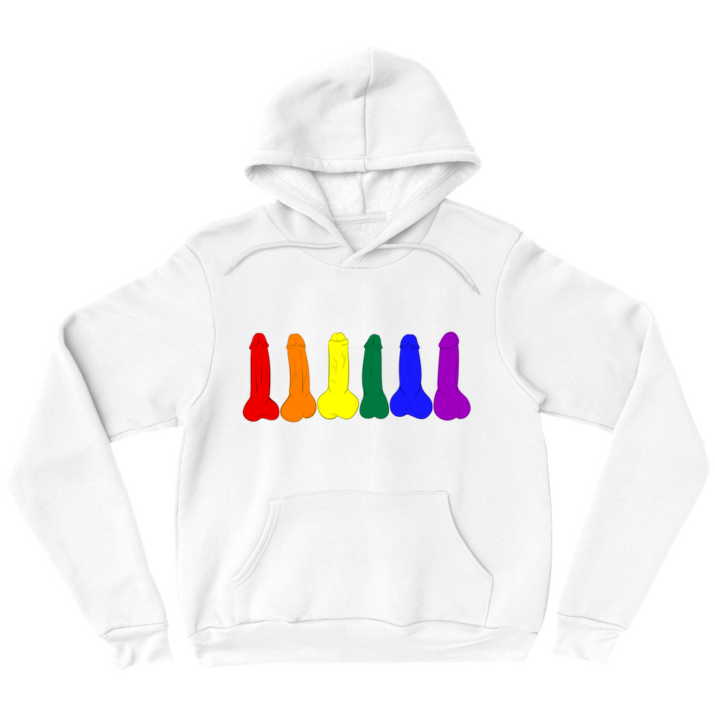 Rainbow Gay Pride Penis Premium Hoodie