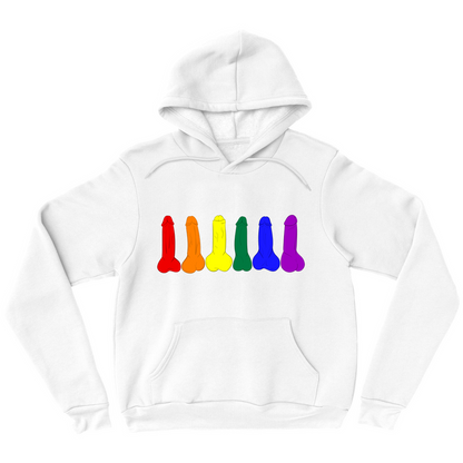 Rainbow Gay Pride Penis Premium Hoodie