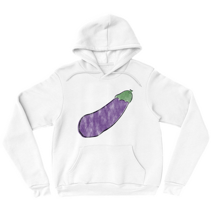 Distressed Happy Eggplant Premium Hoodie