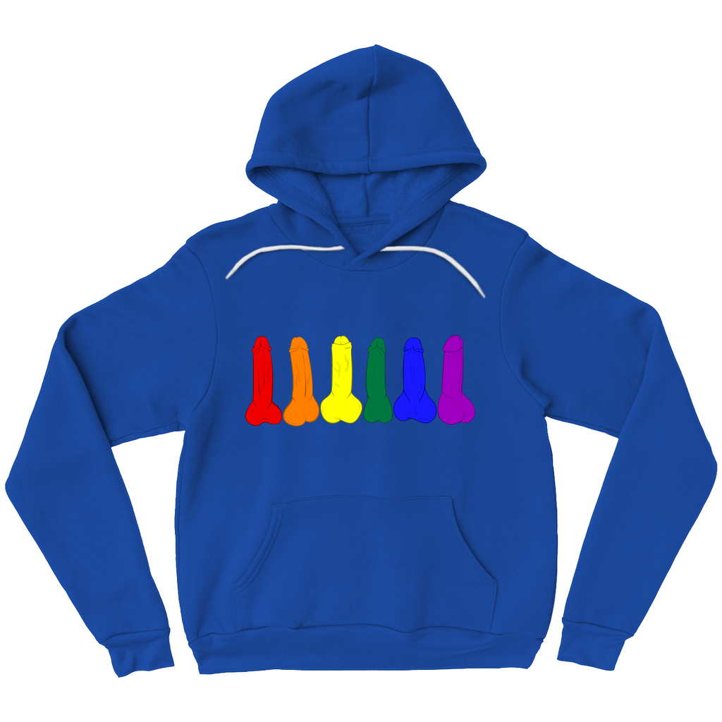 Rainbow Gay Pride Penis Premium Hoodie