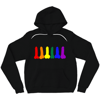 Rainbow Gay Pride Penis Premium Hoodie