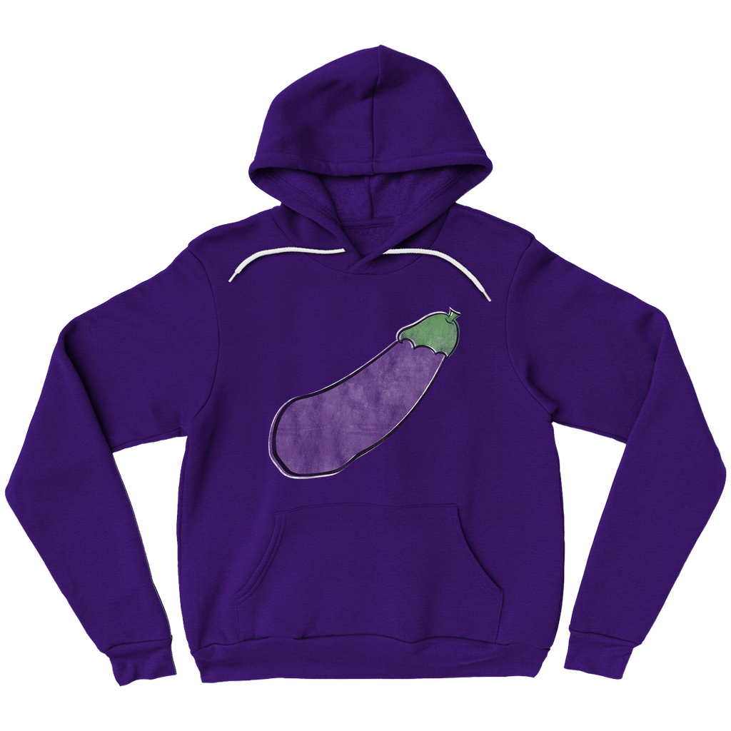 Distressed Happy Eggplant Premium Hoodie