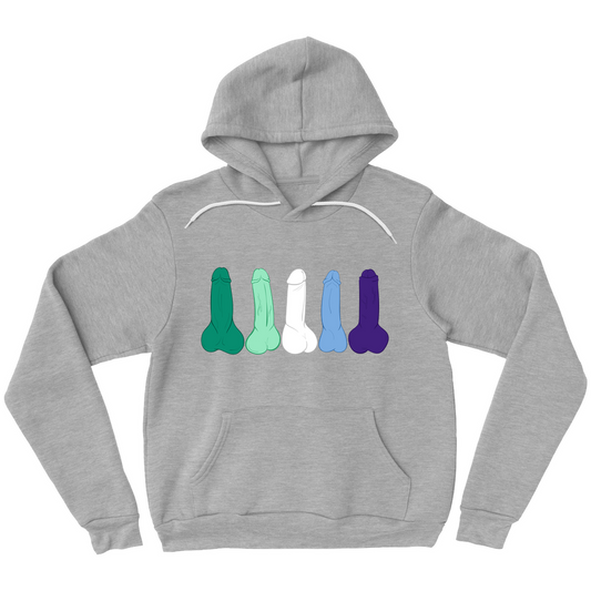 Gay Male Pride Penises Premium Hoodie