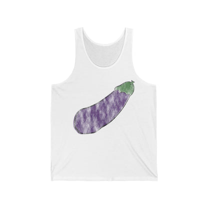 Distressed Happy Eggplant Tank Top