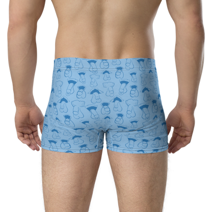 Blue Dick Boxer Briefs