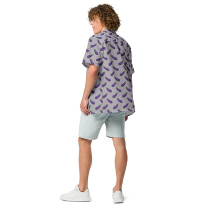 Happy Eggplant Short Sleeve Shirt