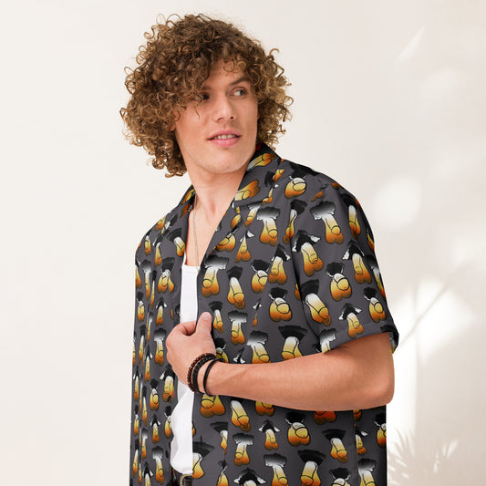 Penis Pattern Bear Pride Hawaiian Style Shirt