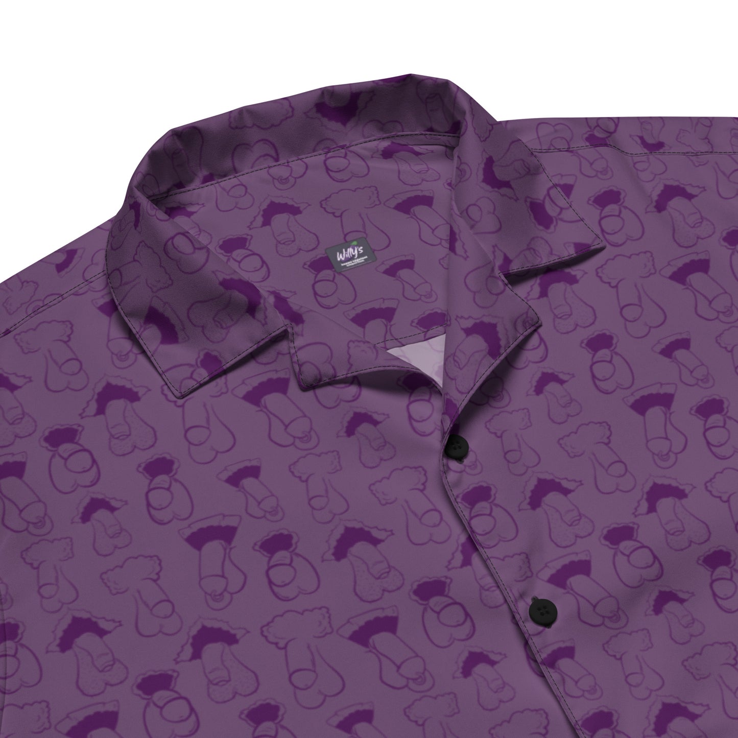 Purple Dick Hawaiian Shirt