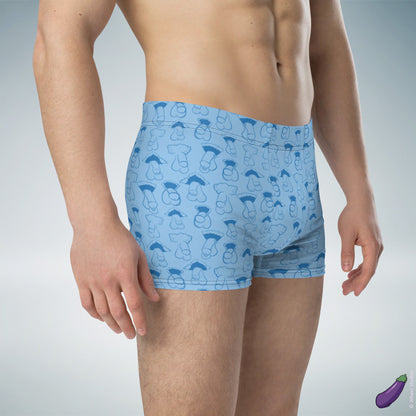 Blue Dick Boxer Briefs