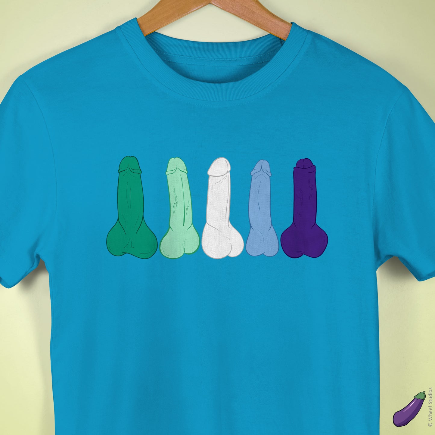 Gay Male Pride Penises Premium T-Shirt