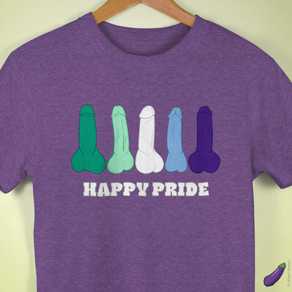 Gay Male Pride Penises Premium T-Shirt