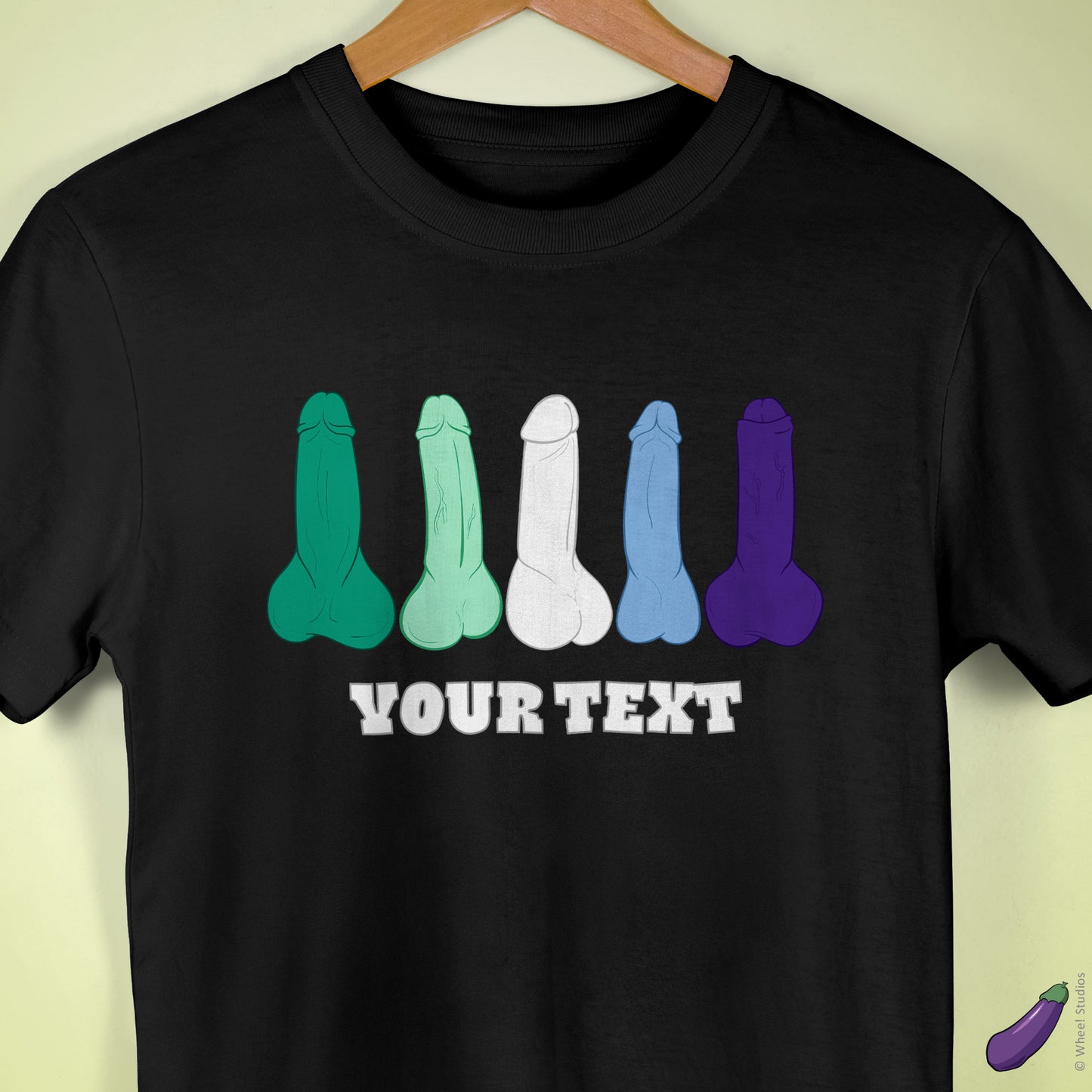 Gay Male Pride Penises Premium T-Shirt