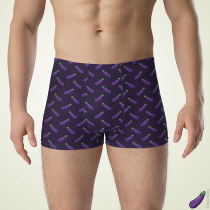 Happy Eggplant Boxer Briefs