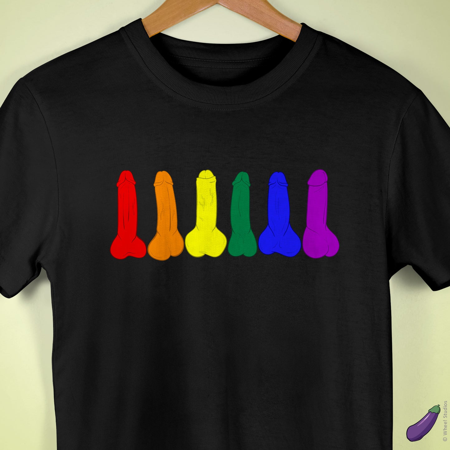 LGBTQ Pride Penises Premium T-Shirt