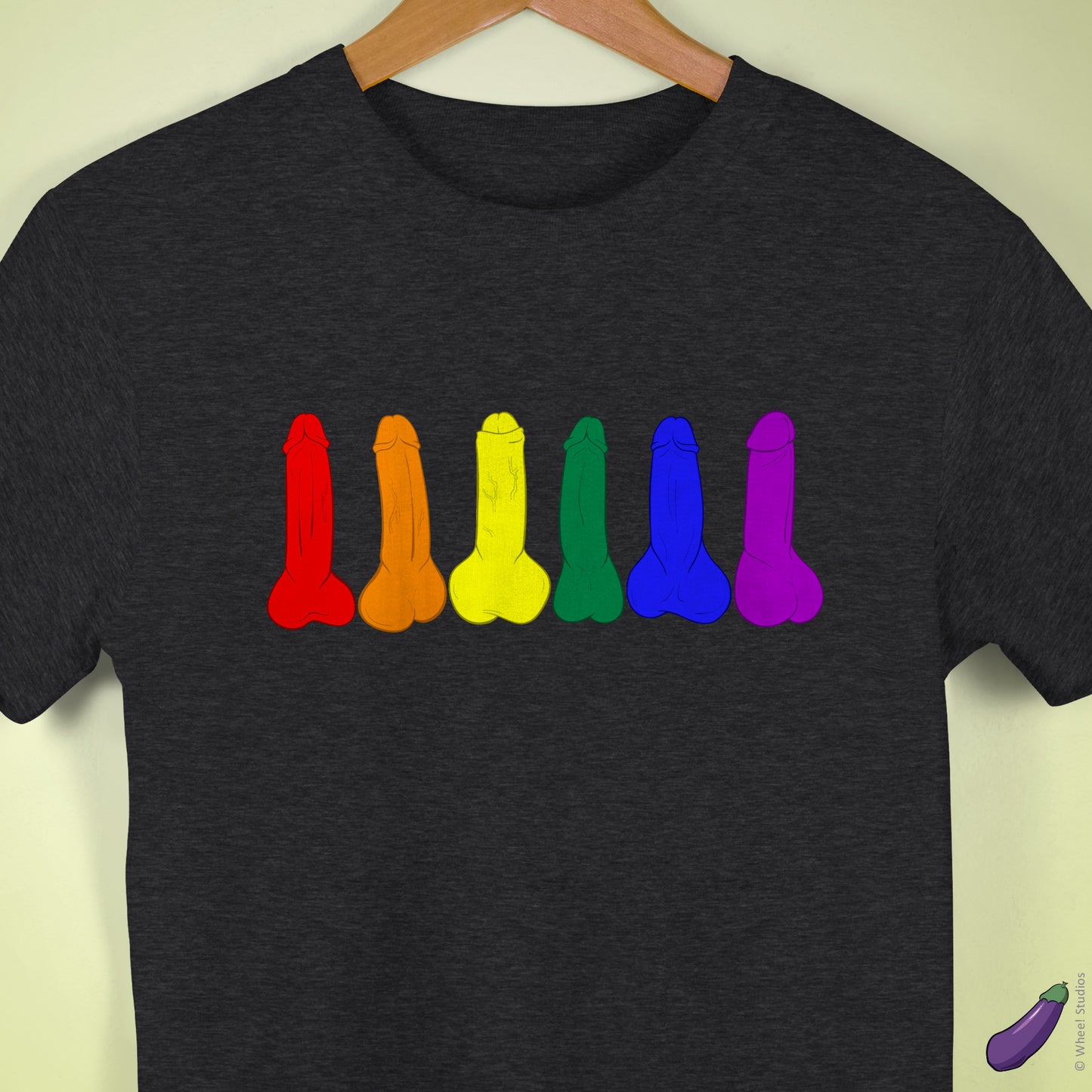 LGBTQ Pride Penises Premium T-Shirt