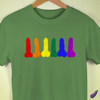 LGBTQ Pride Penises Premium T-Shirt