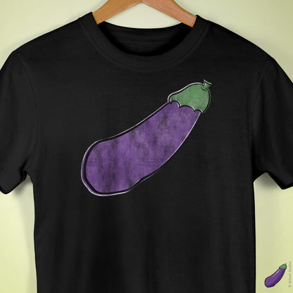 Distressed Happy Eggplant Premium T-Shirt